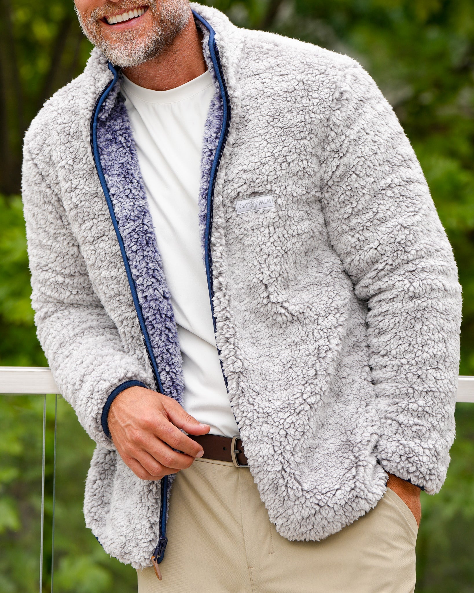 Reversible Sherpa Full Zip