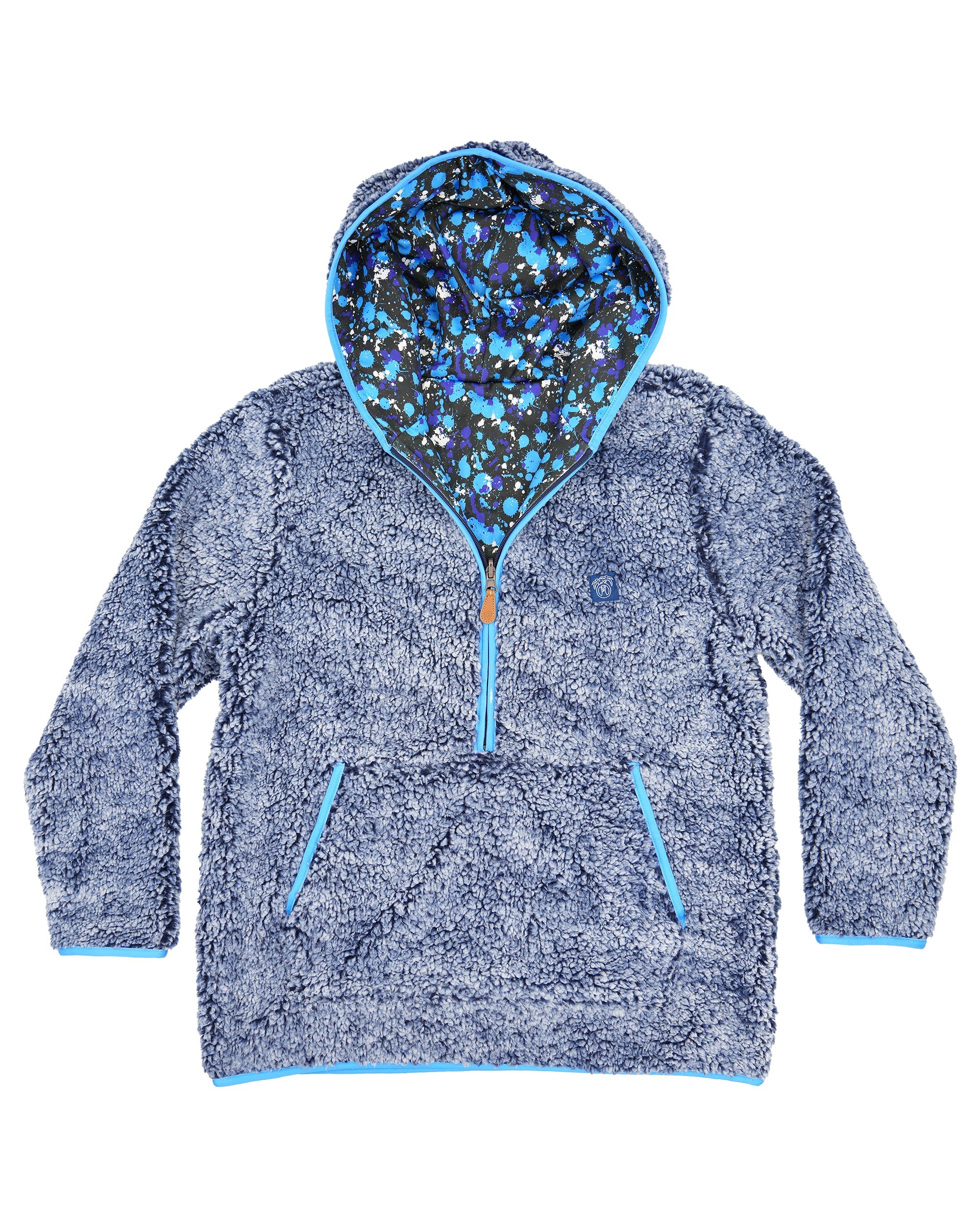 Reversible Sherpa 1/2 Zip Hoodie