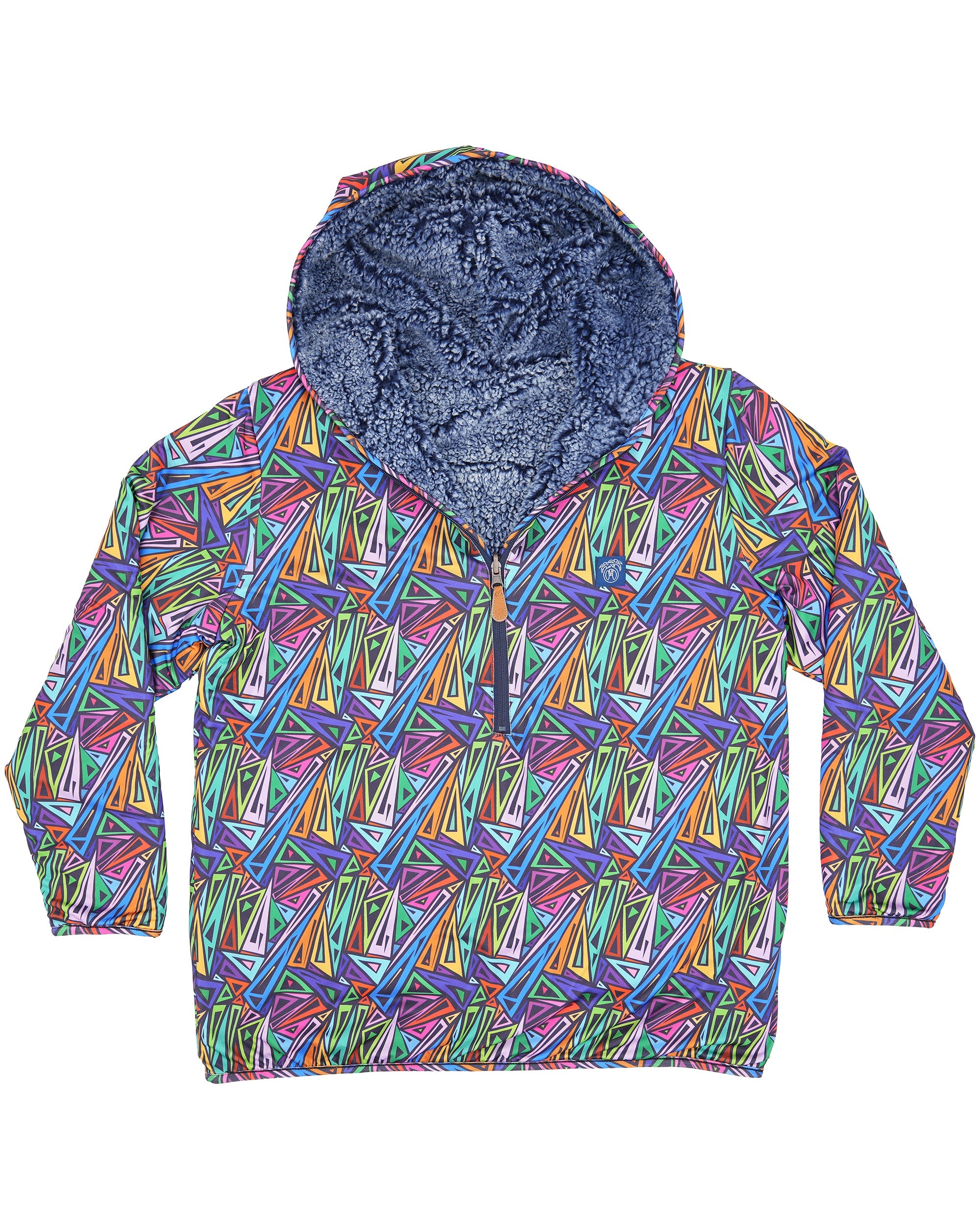 Reversible Sherpa 1/2 Zip Hoodie