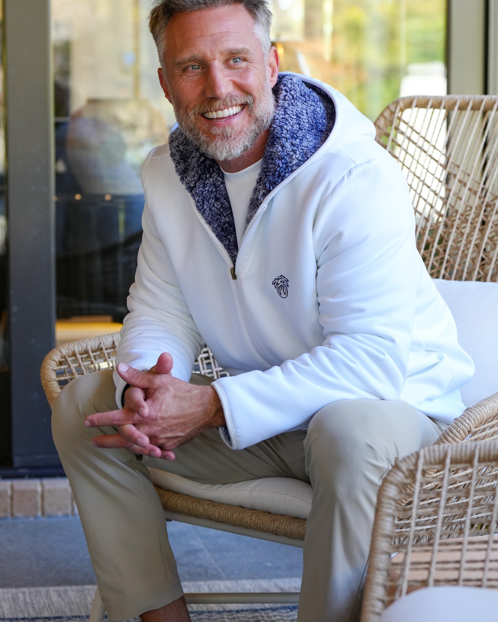 Reversible Sherpa Infinity Full Zip Hoodie