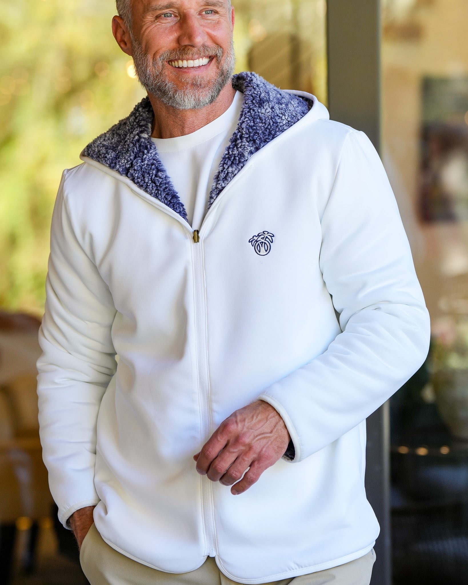 Reversible Sherpa Infinity Full Zip Hoodie