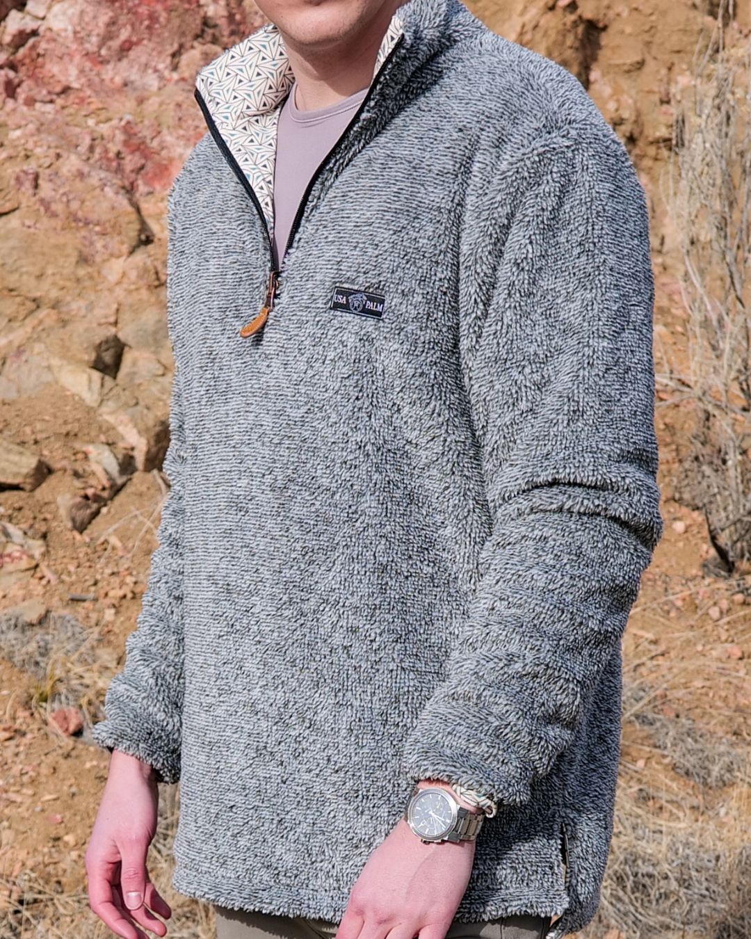 Reversible Light Sherpa 1/4 Zips