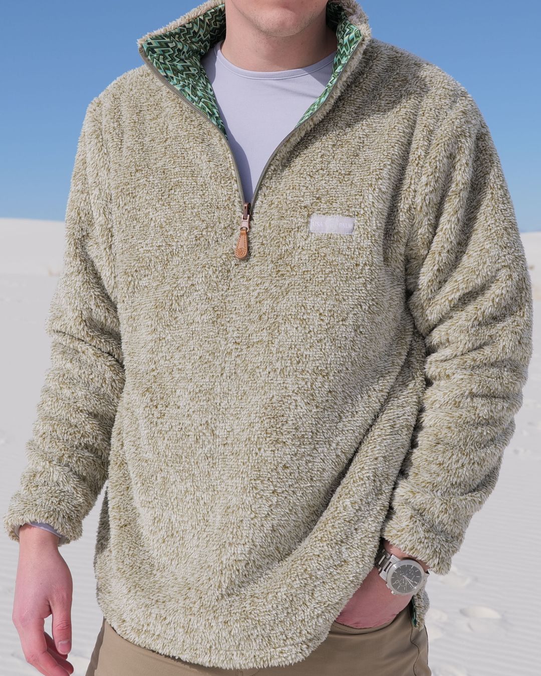 Reversible Light Sherpa 1/4 Zips