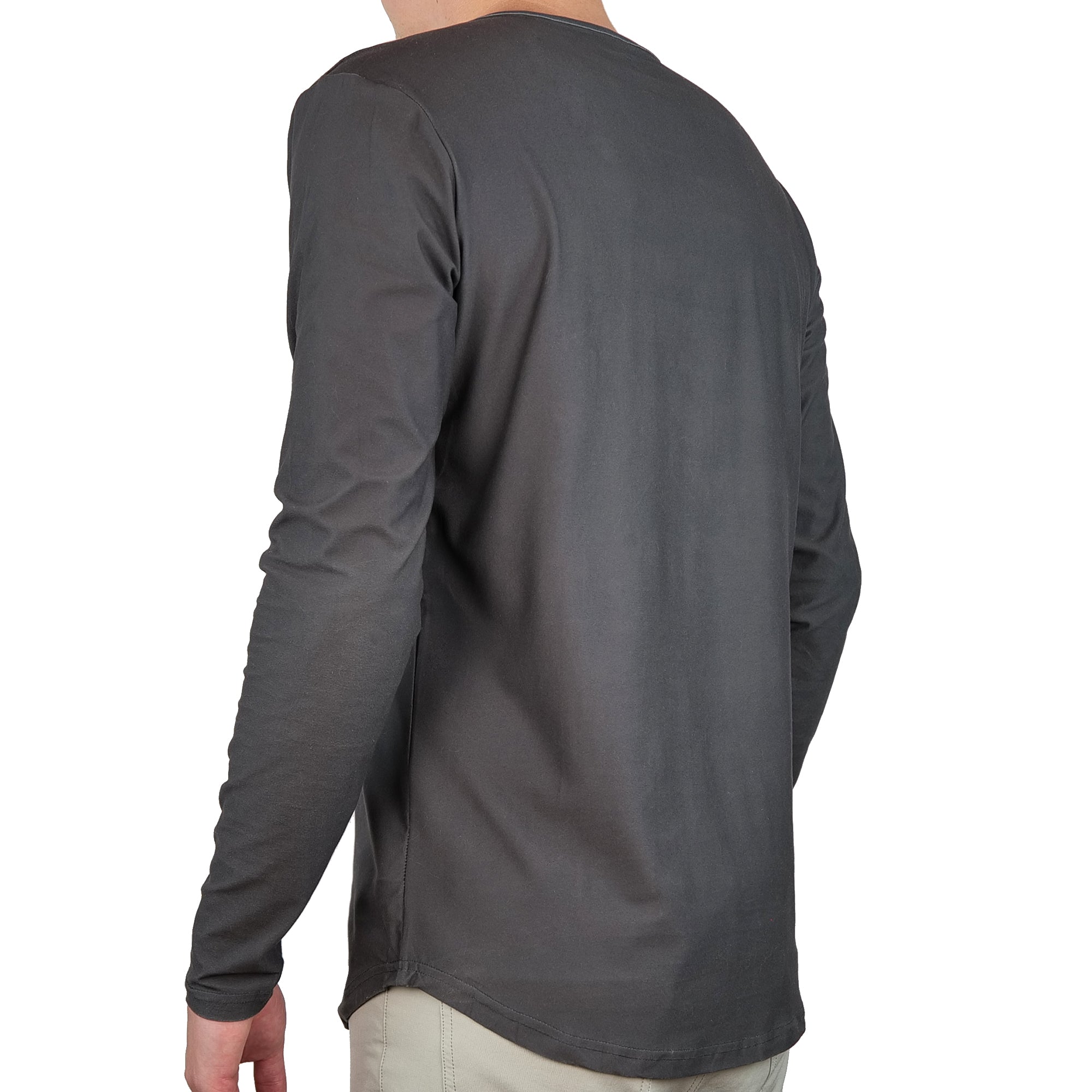 Premium Crew Curve Hem Long Sleeve