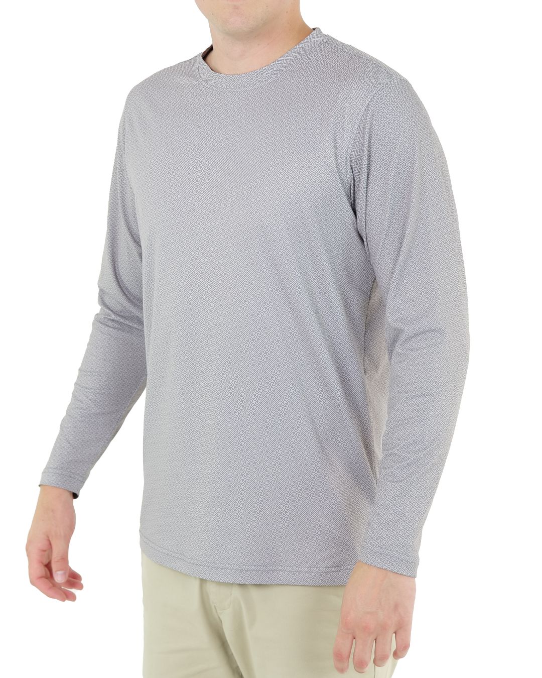 Pique Stretch Crew Polo Long Sleeve