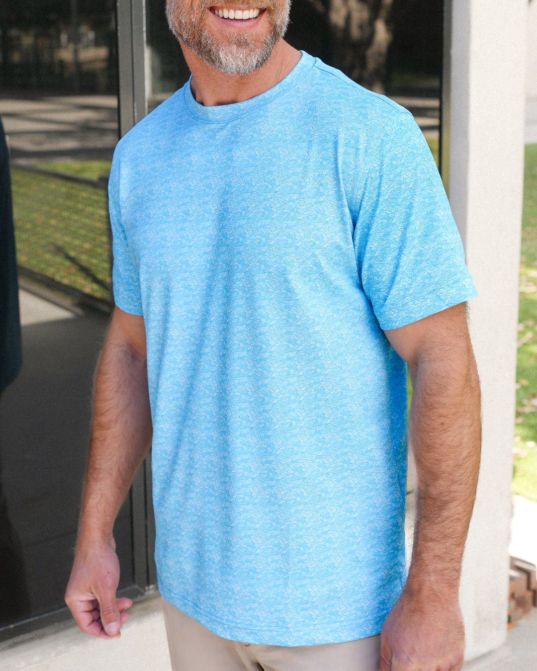 Pique Stretch Crew Polo