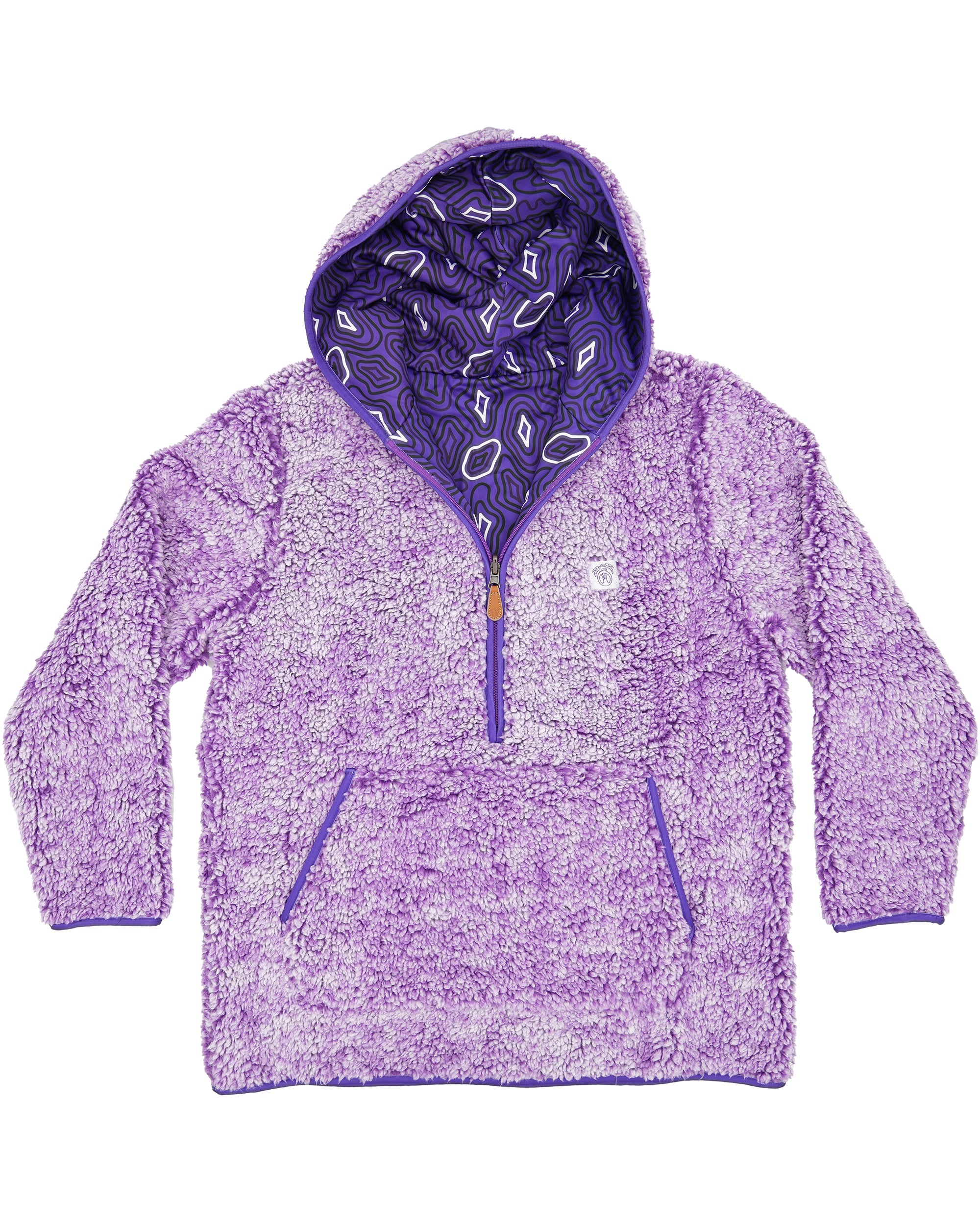 Reversible Sherpa 1/2 Zip Hoodie