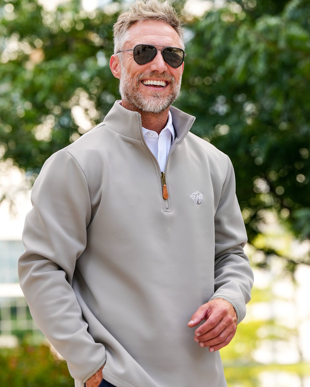 Reversible Infinity 1/4 Zip - Oversized Fit