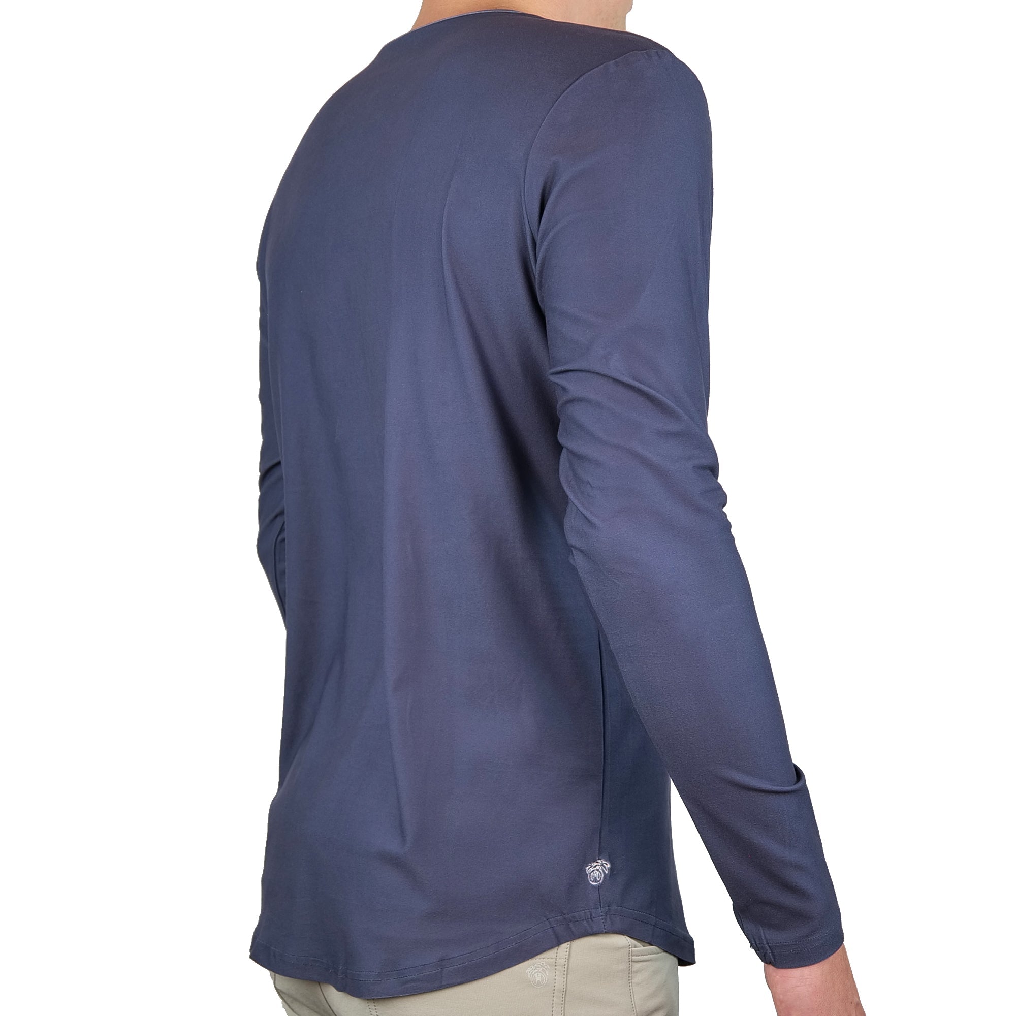 Premium Crew Curve Hem Long Sleeve