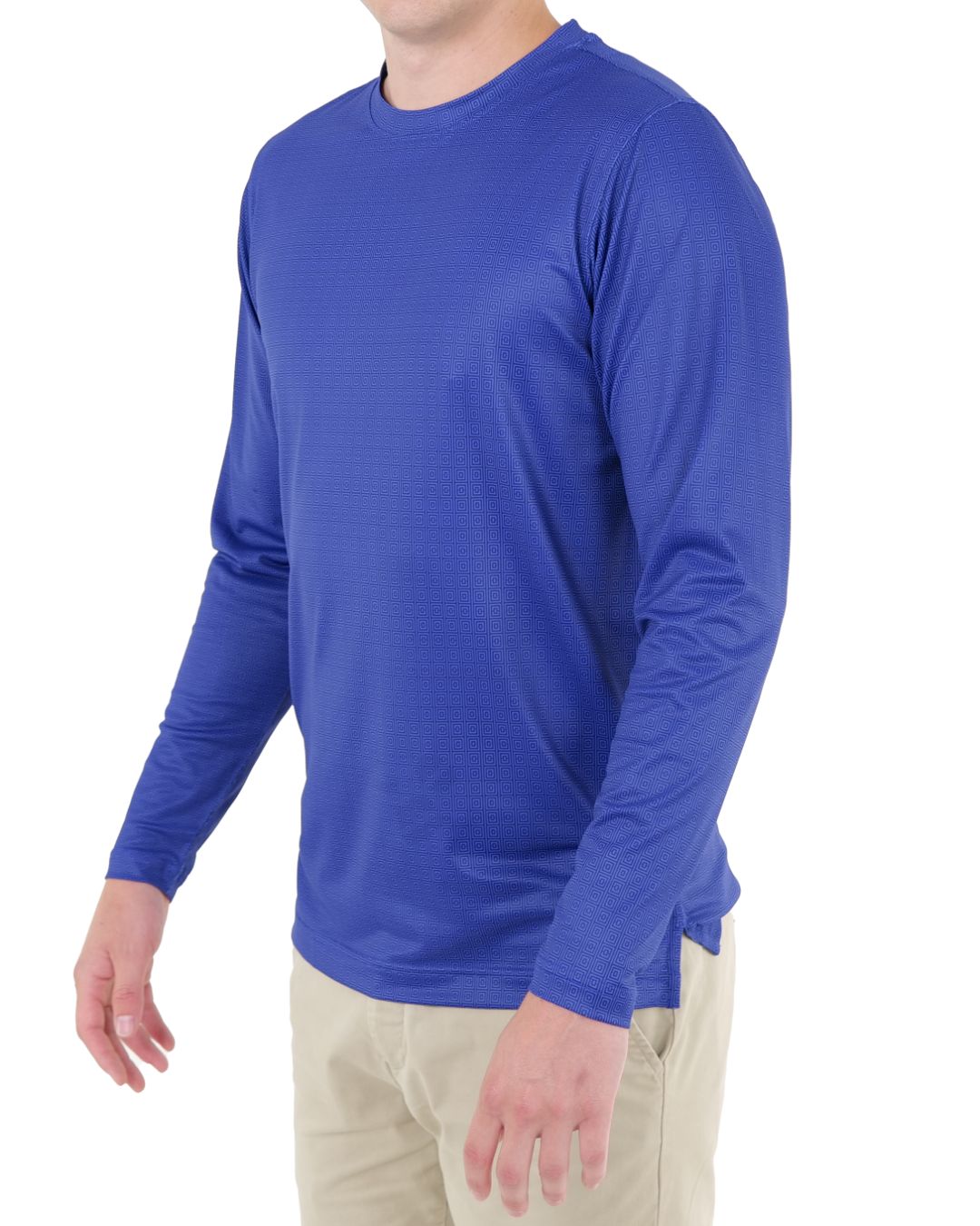 Pique Stretch Crew Polo Long Sleeve