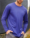 Pique Stretch Crew Polo Long Sleeve