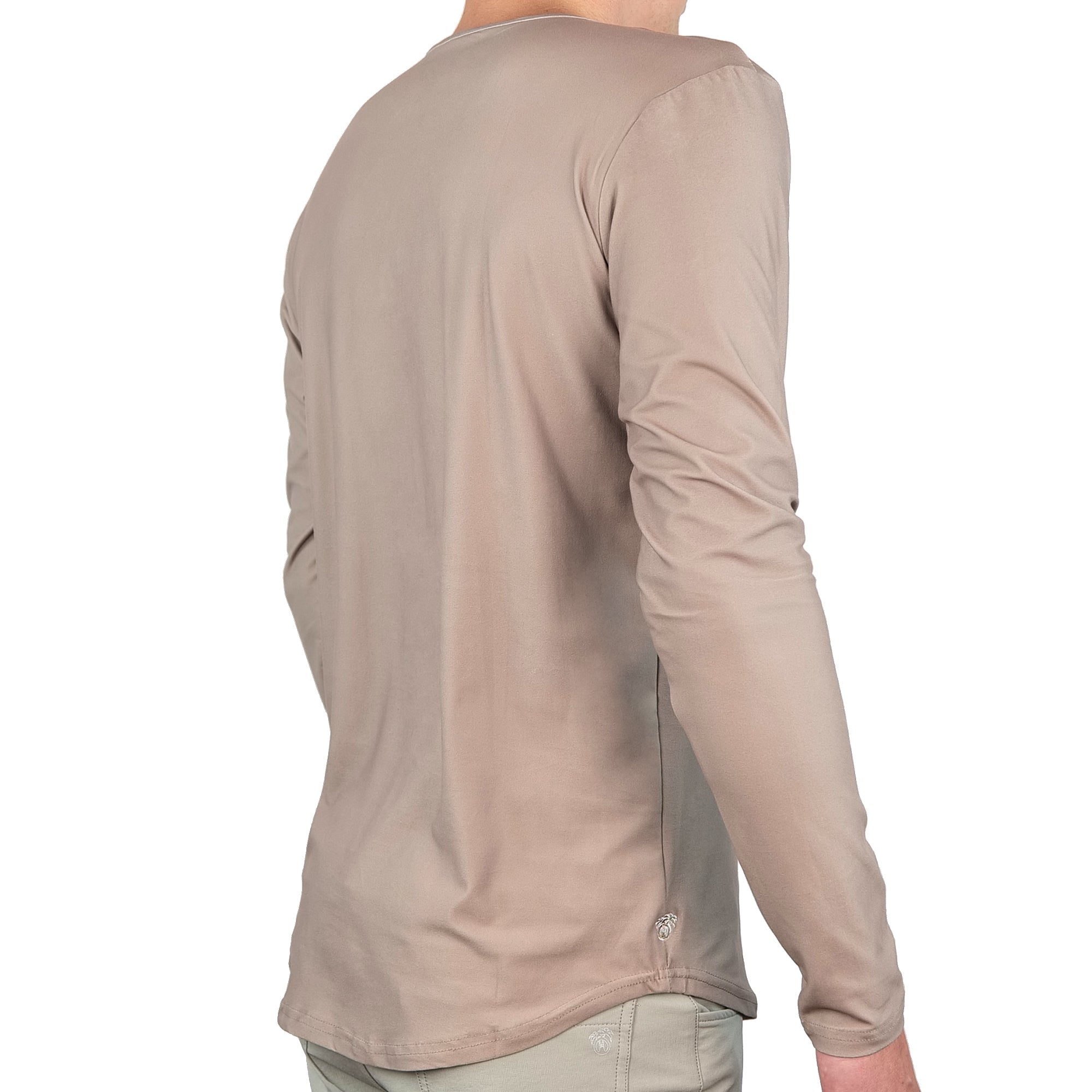 Premium Crew Curve Hem Long Sleeve