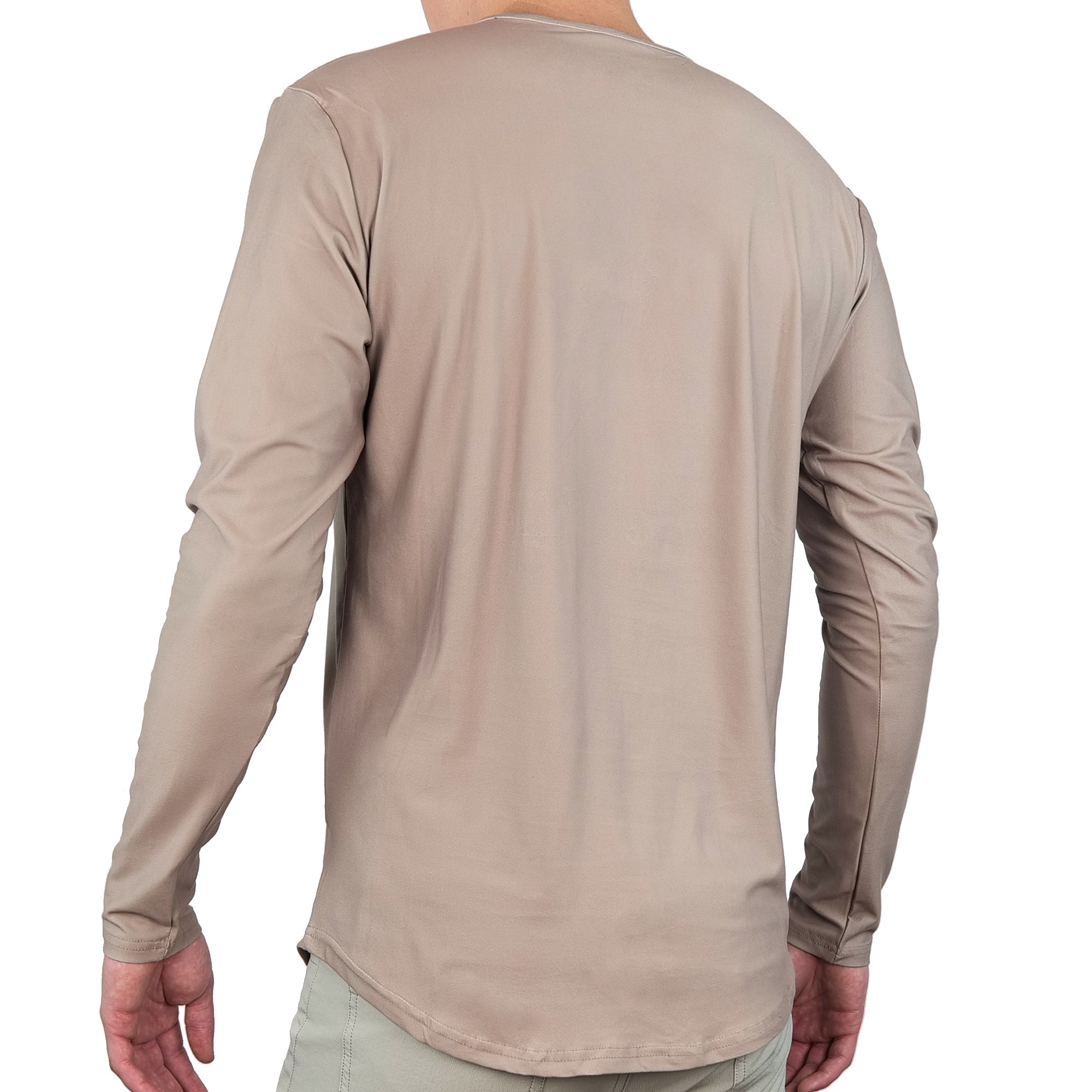 Premium Crew Curve Hem Long Sleeve