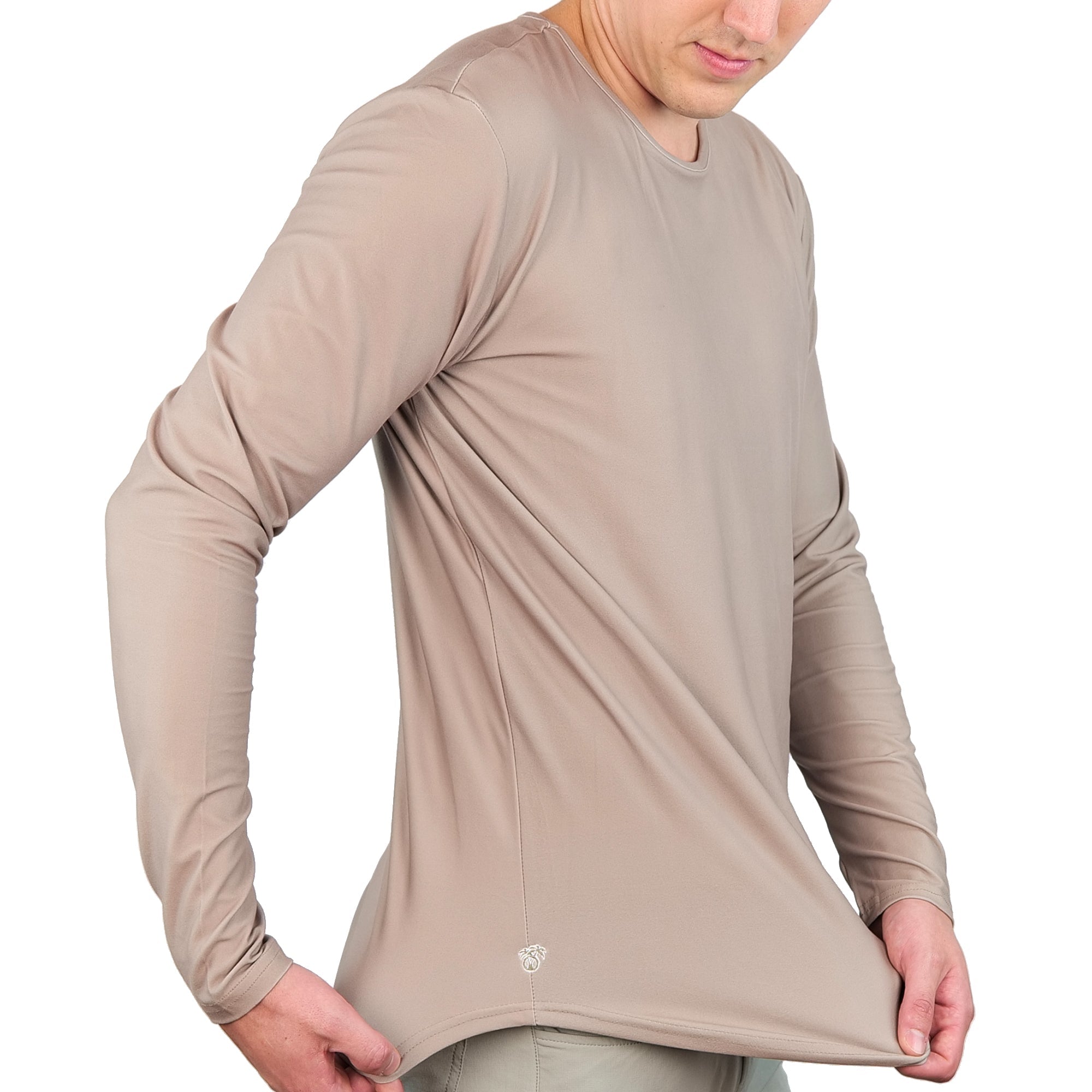 Premium Crew Curve Hem Long Sleeve
