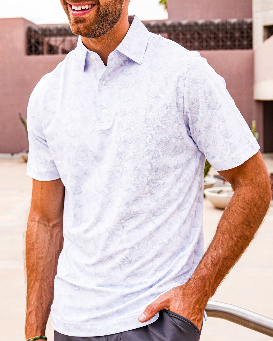 Pique Stretch Polo - Classic Fit