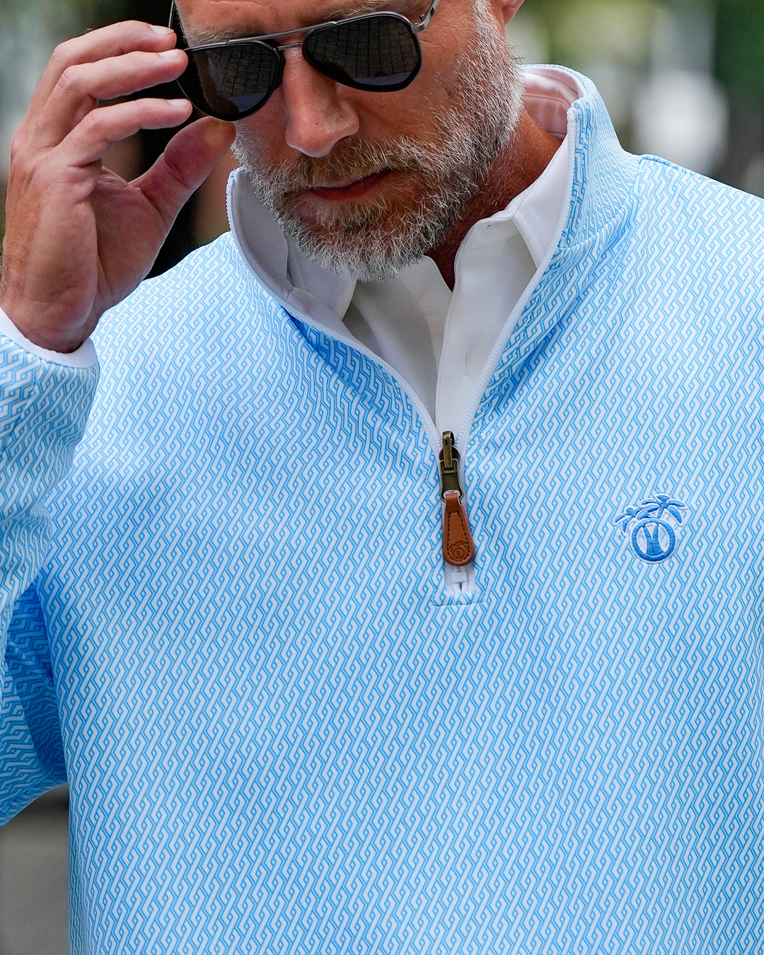 Reversible Infinity 1/4 Zip - Oversized Fit