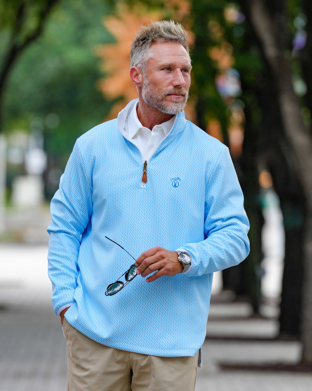 Reversible Infinity 1/4 Zip - Oversized Fit