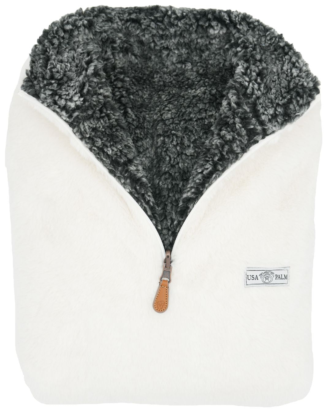 Reversible Double Sherpa 1/4 Zip