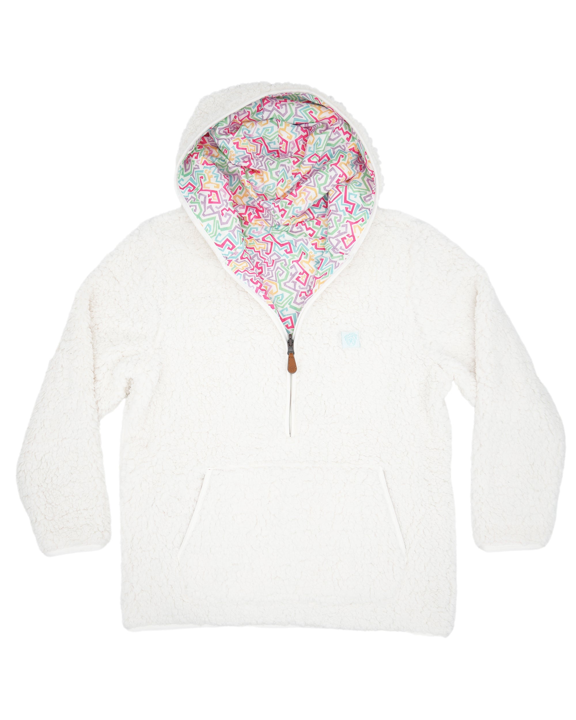 Reversible Sherpa 1/2 Zip Hoodie