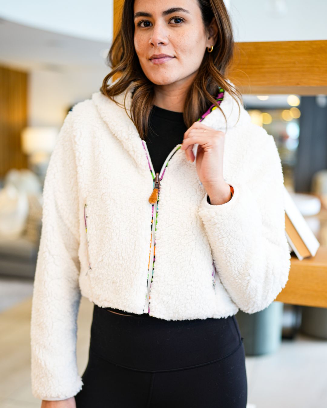 Reversible Womens Full Zip Hoodie